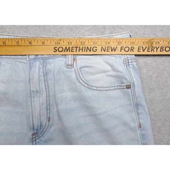 American Eagle Strigid Women's Jeans 12 Reg Distressed Ripped Denim Mom Jean NWT - Picture 14 of 16